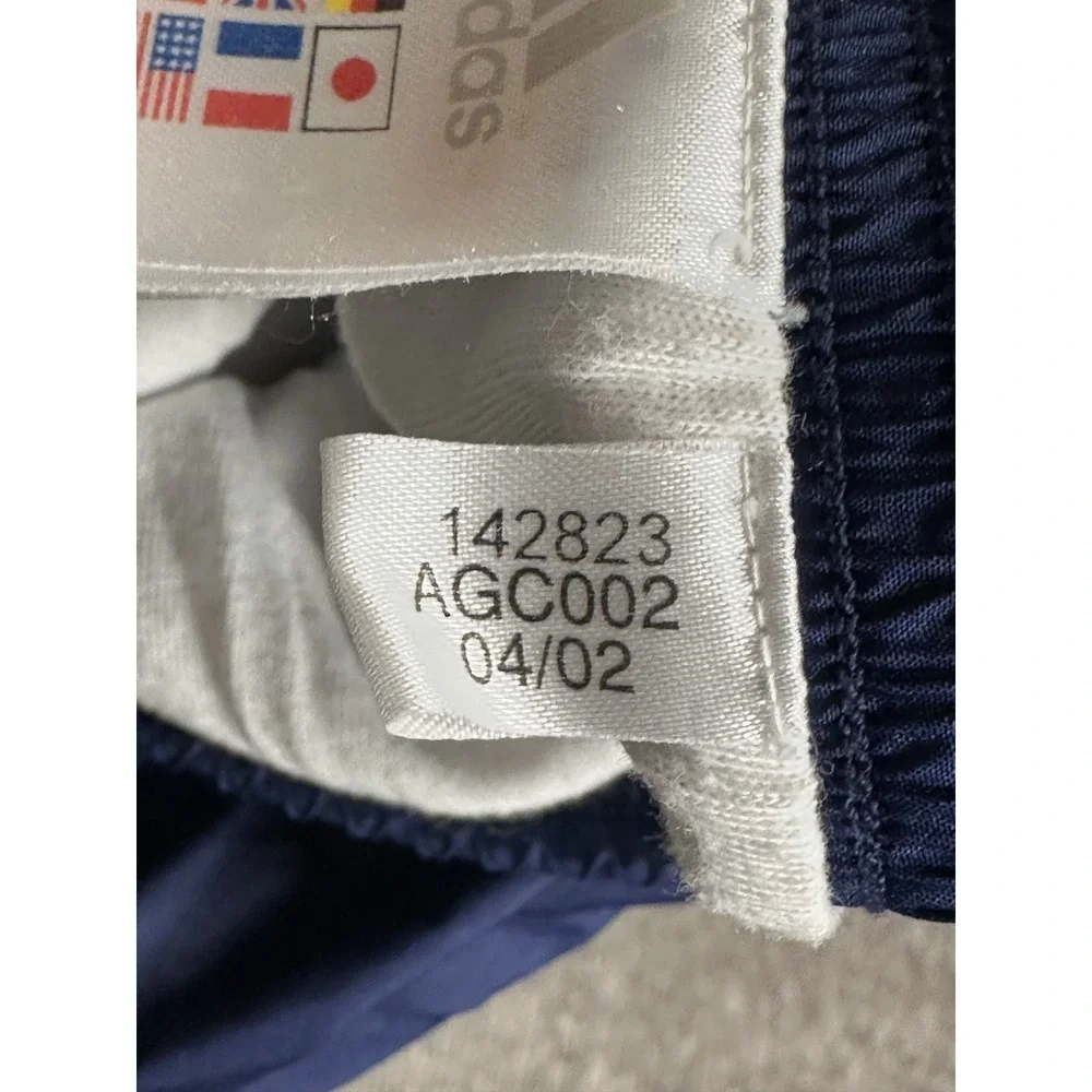 ADIDAS adiZERO Blue 3 Stripe Athletic Track Sweat Pants M AGC002